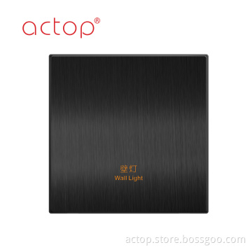 hotel customized metal wall tact touch switch